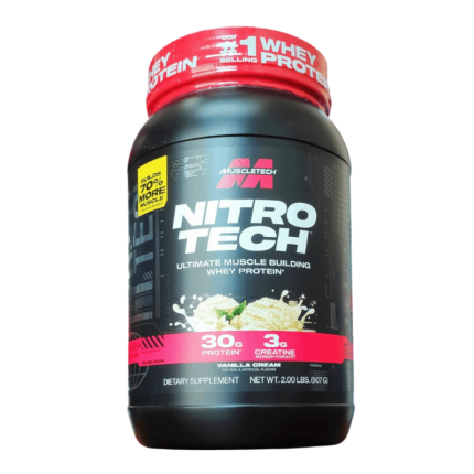 mucletech nitro tech whey protein 2 2lbs