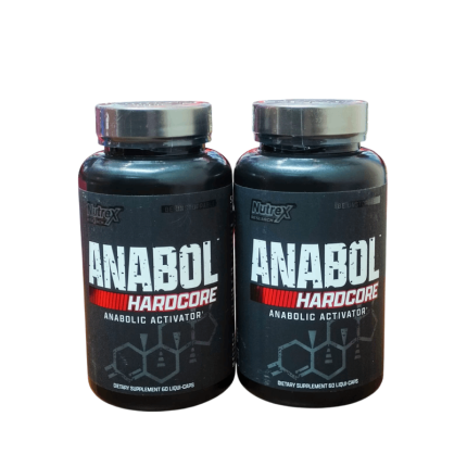 Nutrex Research Anabol Hardcore Anabolic Activator- Muscle Builder and Hardening Agent 60 capsules