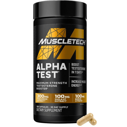 MuscleTech Testosterone Booster for Men- AlphaTest 1